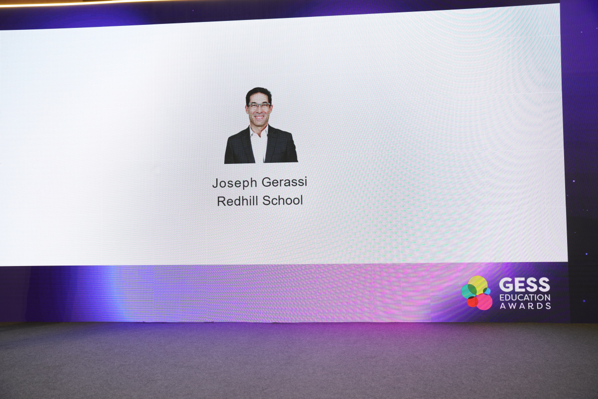 Outstanding Contribution in Education - Joseph Gerassi – Redhill School