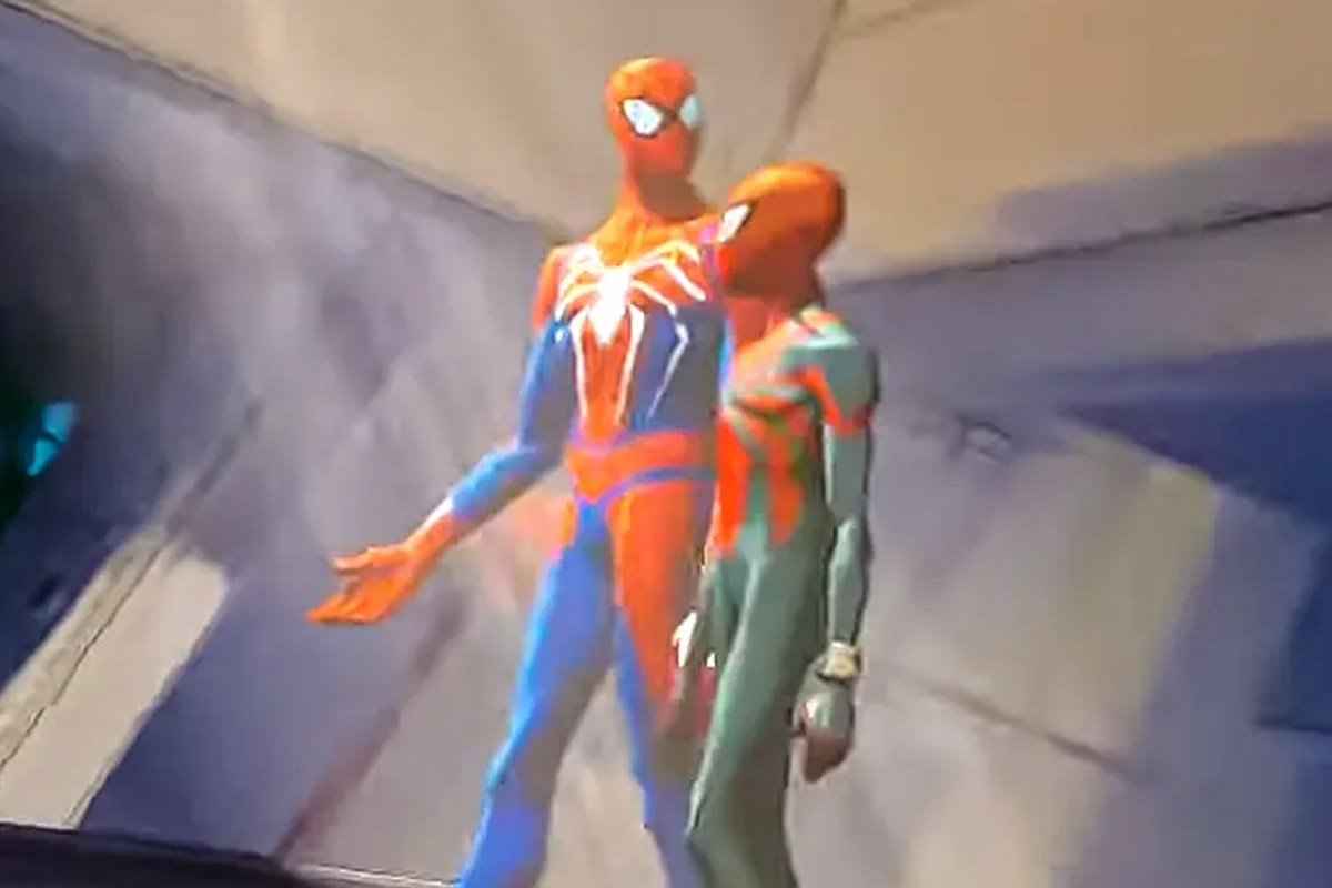 Peter & Miles from Spider-Man PS4 walk together