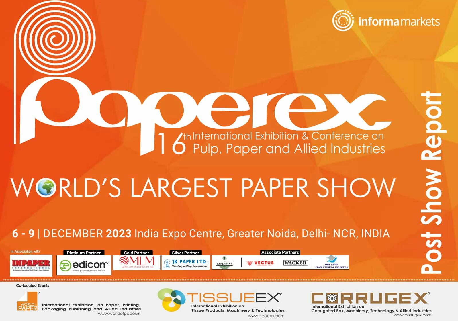 Cover of the Paperex India Post-Show report