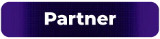 Botão de interface com fundo roxo escuro e textura de circuito, contendo o texto em branco 'Parceiro' e envolto por uma borda azul.
