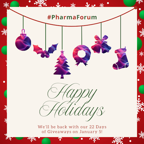 Happy Holidays from Pharma Forum