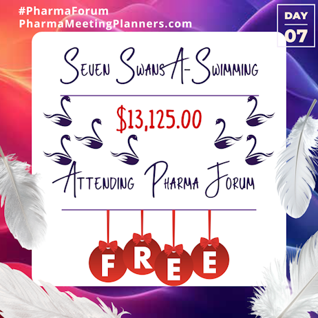 Seven Swans A'Swimming