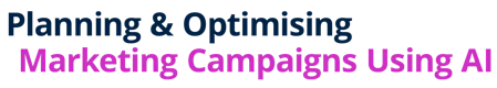 Planning & Optimising Marketing Campaigns Using AI