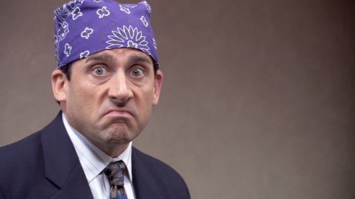 Michael Scott as Prison Mike from The Office