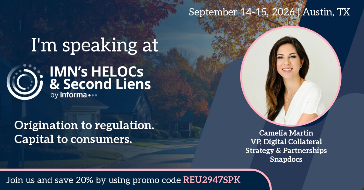 HELOCs & Second Liens Marketing Banner for Speakers