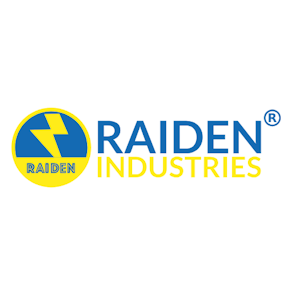 Raiden logo – SES 2025 Exhibitor offering comprehensive solutions from power cables to low voltage switchgear with breakthrough pricing and exceptional delivery services