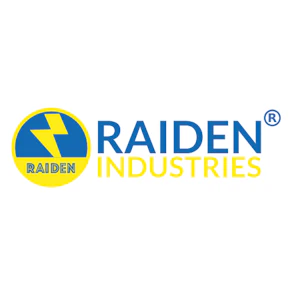 Raiden Industries logo – MEES 2026 Exhibitor delivering event power equipment and distribution boards
