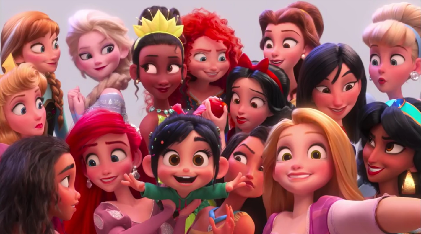 All the Disney Princesses in Wreck It Ralph 2