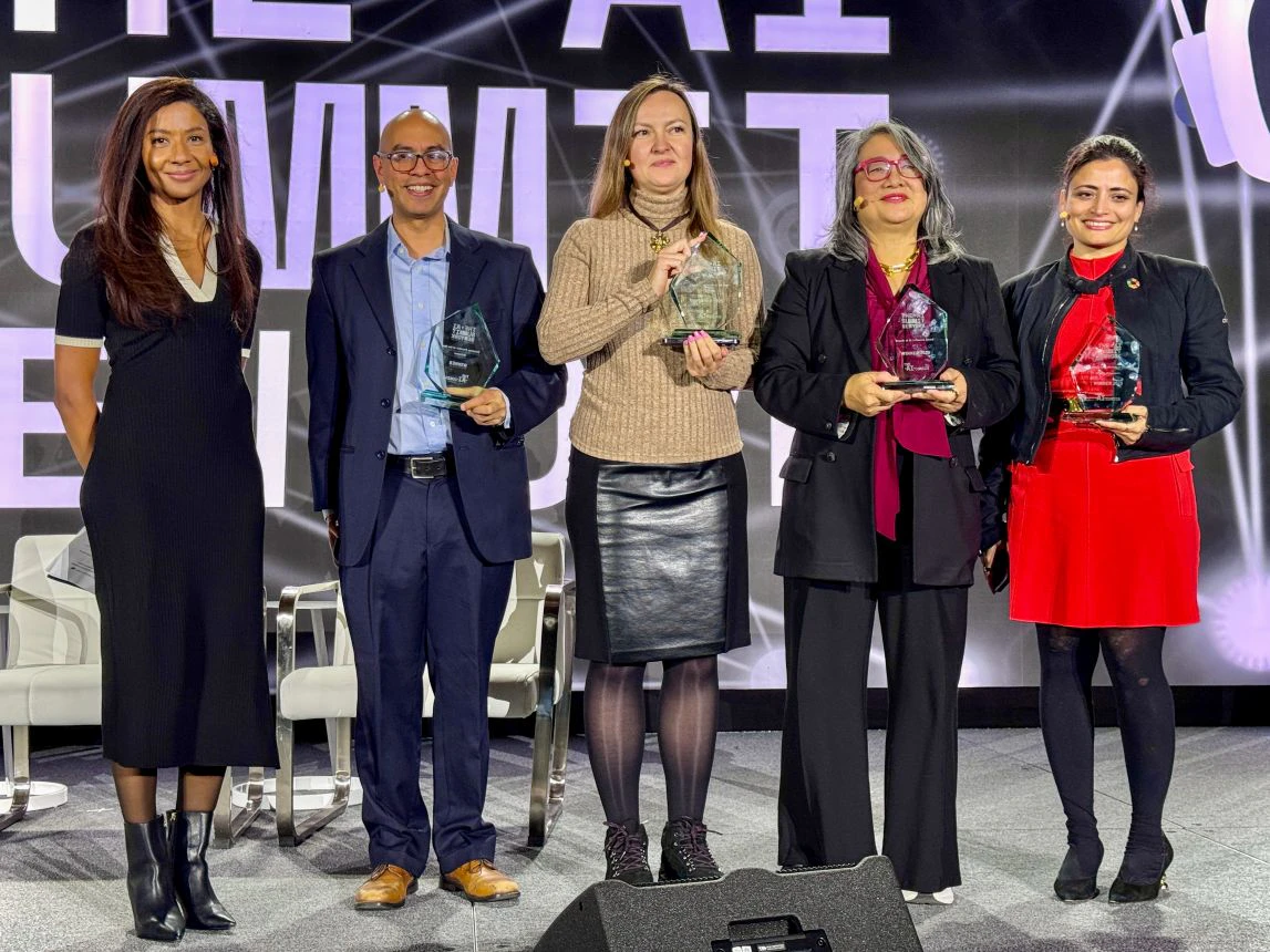 Recognizing talent at The AIconics Awards at The AI Summit New York.jpg