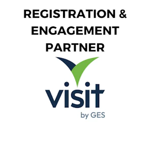 Visit by GES logo – Registration & Engagement Partner at MEES 2026, managing attendee registration and event engagement