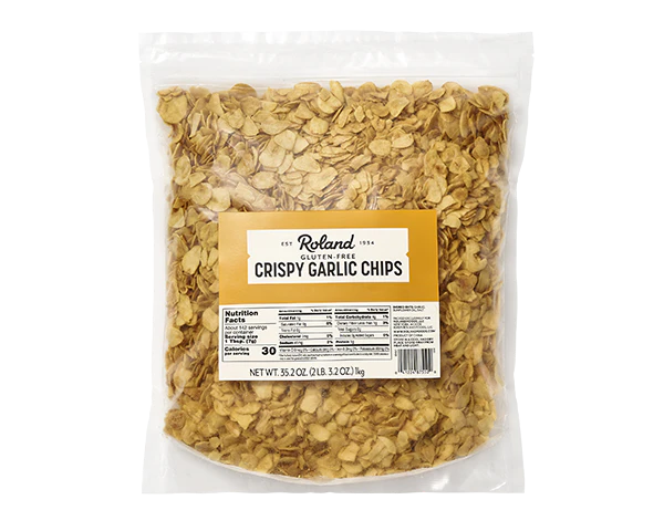 Gluten-Free Crispy Garlic Chips