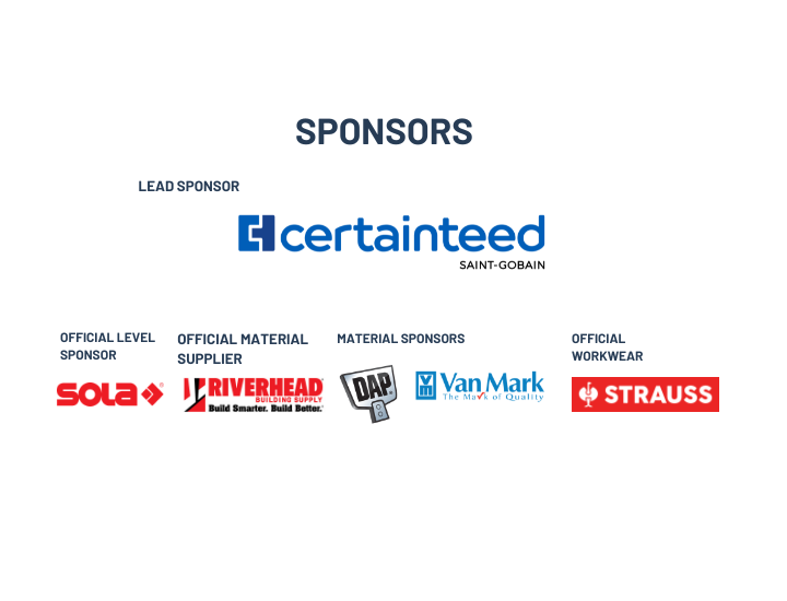 Building Clinic Sponsors