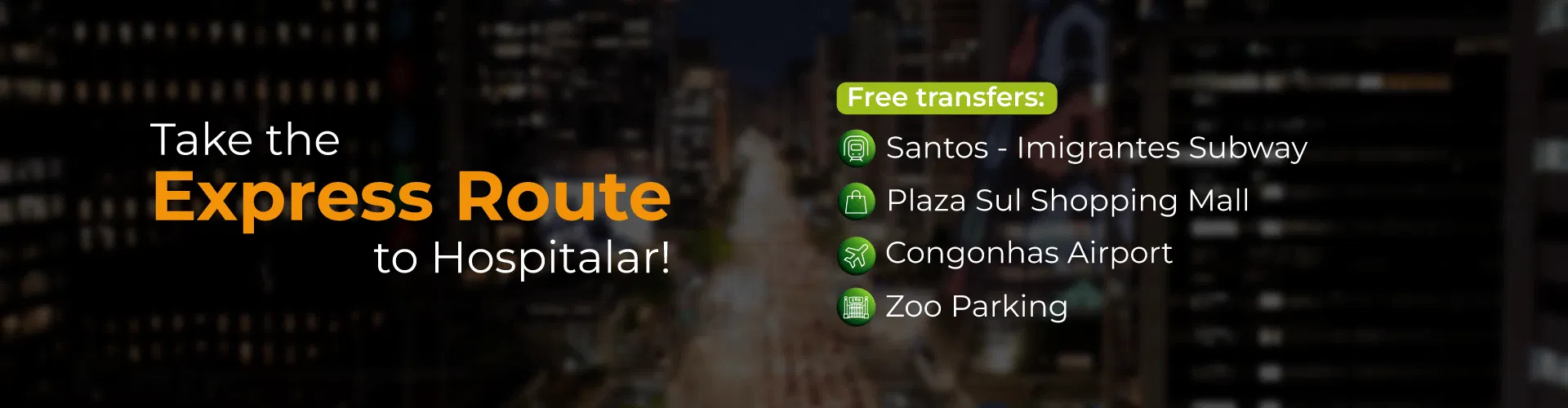 Animação gráfica mostrando um caminhão de carga azul claro percorrendo uma linha tracejada que liga ícones de localização.