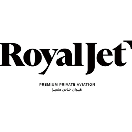 Royal Jet Logo, exhibitor participating at Tawdheef x Zaheb, hiring Emiratis in the premium private aviation sector
