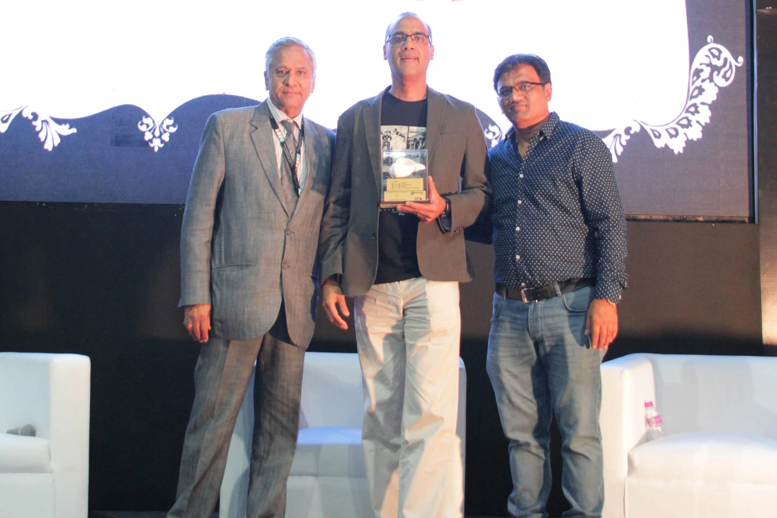 Rudolph David receives award for Best Music Recording Studio - Studio H on behalf of Harris Jayraj