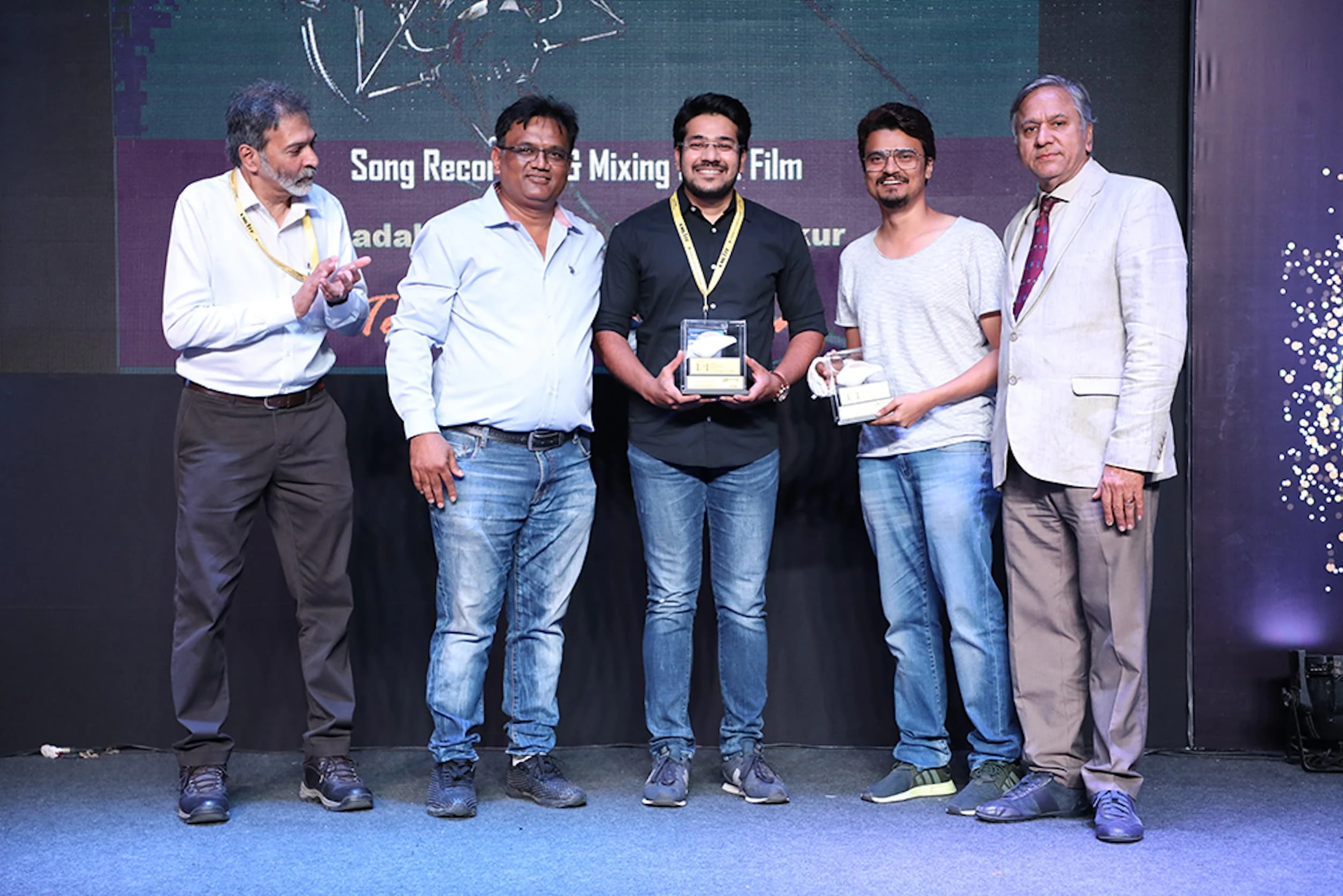 Rupak Thakur & Shadab Rayeen - Winner of Song Recording and Mixing - Hindi Film