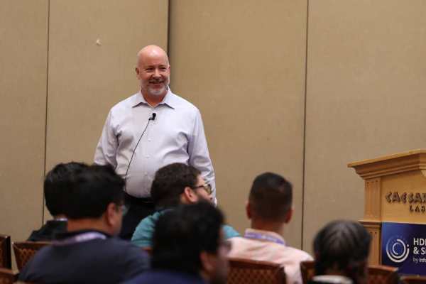 Instructor Jeff Jensen presents leadership training during an HDI Support Center Team Lead course.