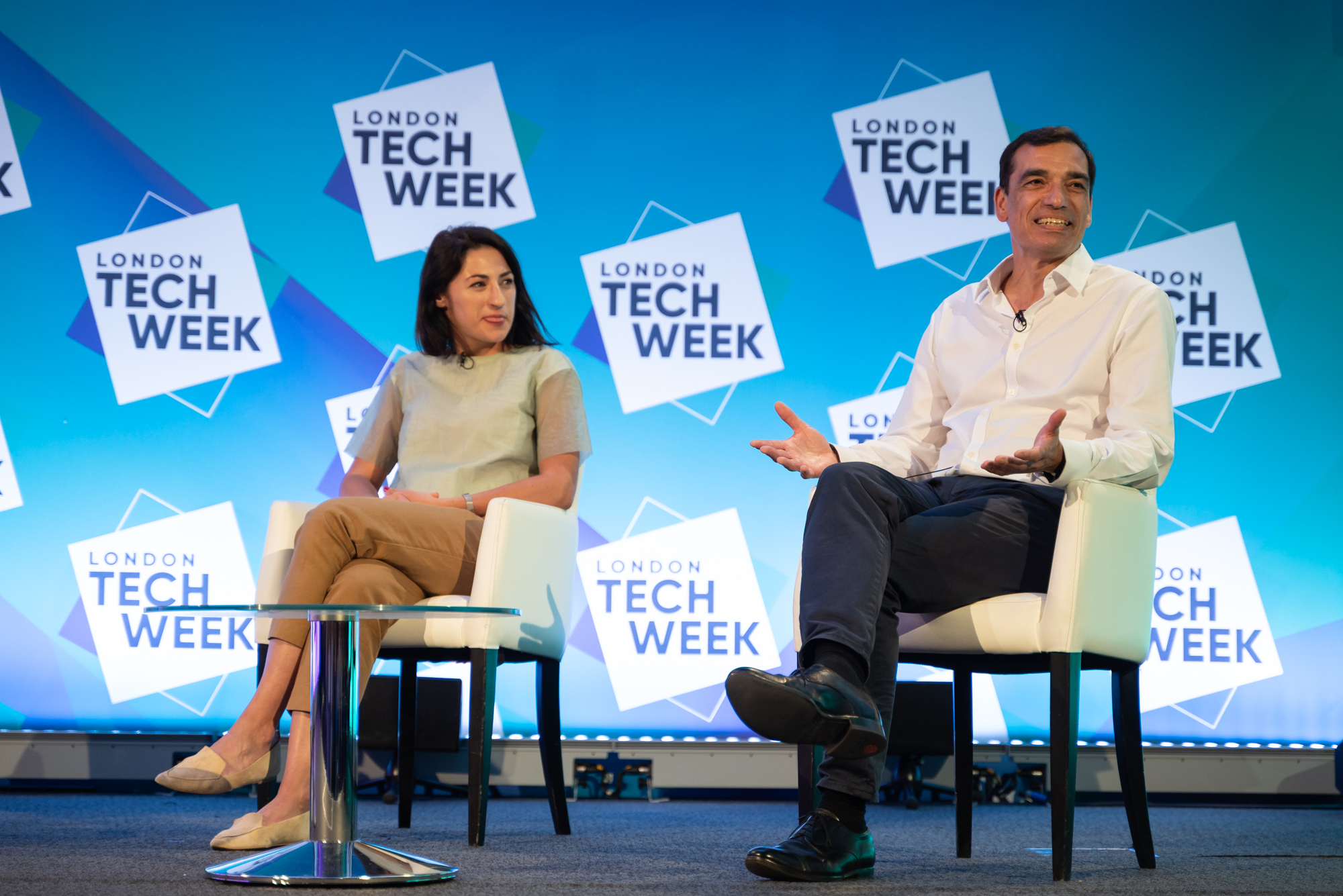 Panel session on stage