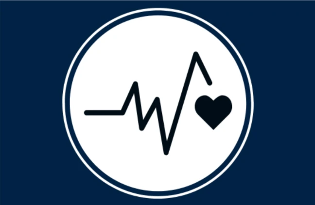 Heart beat symbol