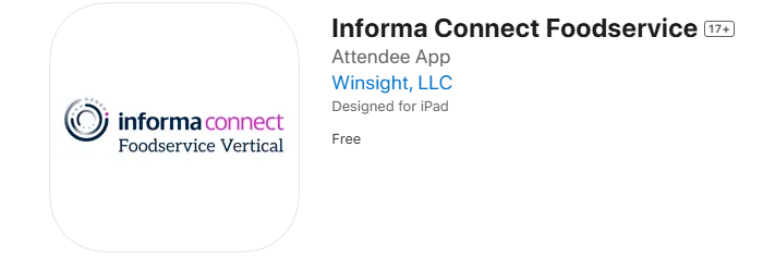 Informa Connect Foodservice Vertical App