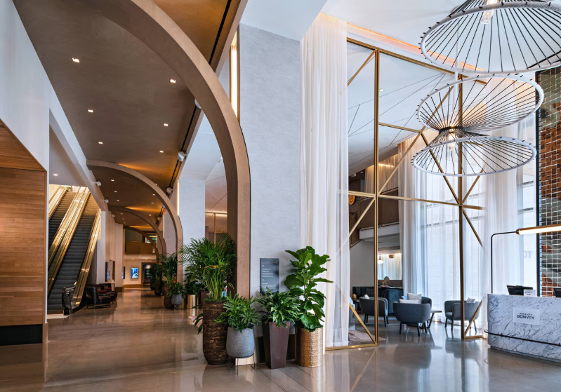 Marriott Austin Downtown lobby