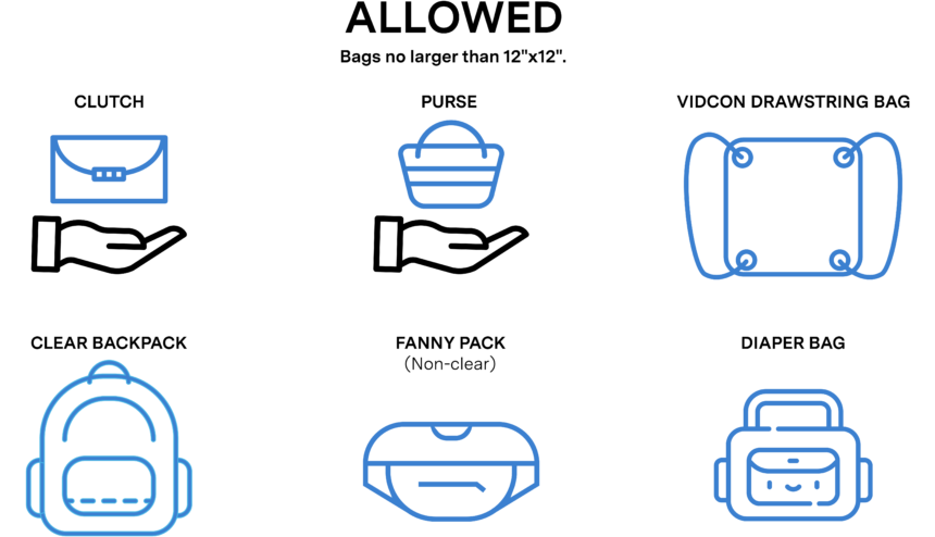 Allowed Items infographic