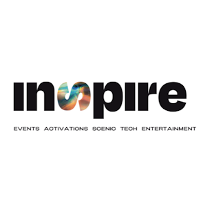 Inspire logo – SES 2025 Exhibitor specializing in AV and seminar production for MICE and live events