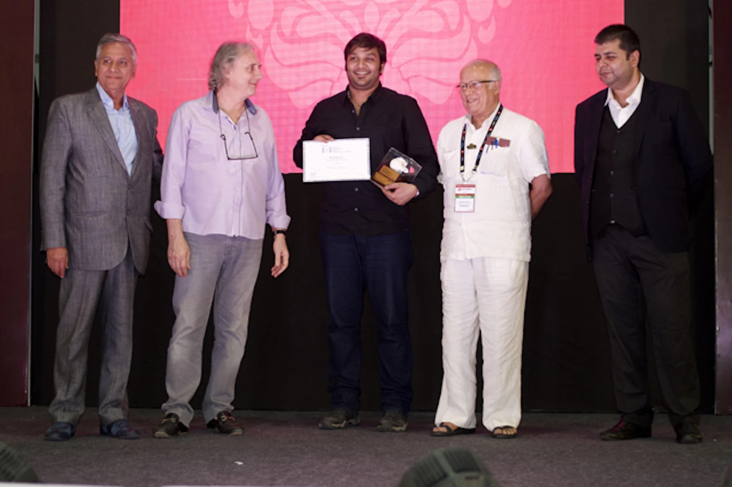 Shane Mcwan received the award for Live Sound Mixing Engineer Of The Year