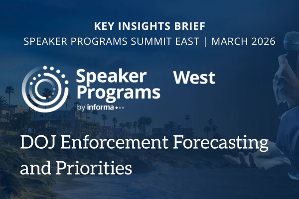 2026 Speaker Programs DOJ Enforcement Forecasting and Priorities Panel Brief