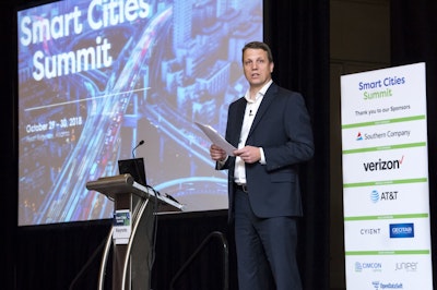 smart cities summit speaker stage