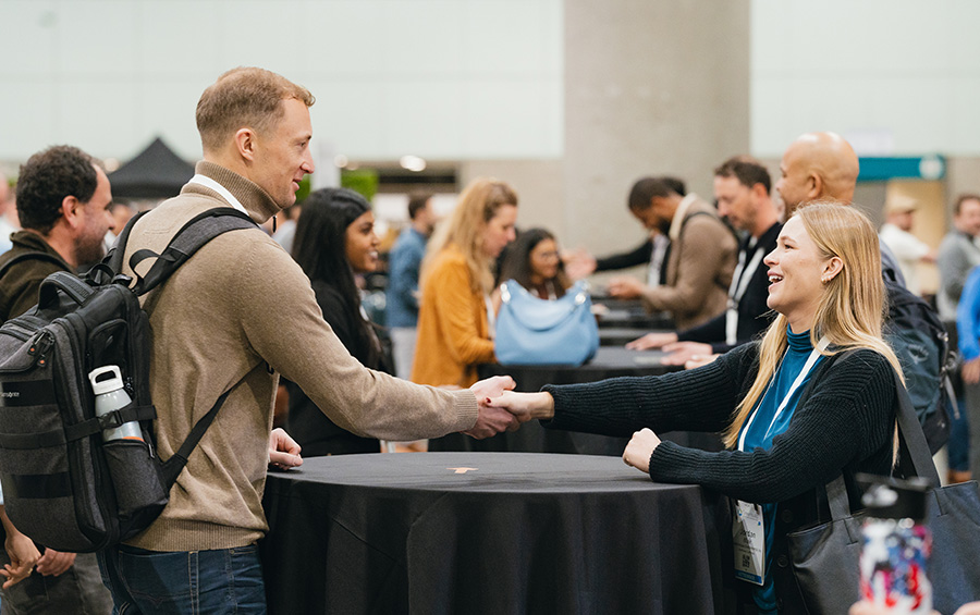 networking with Greenbuild attendees