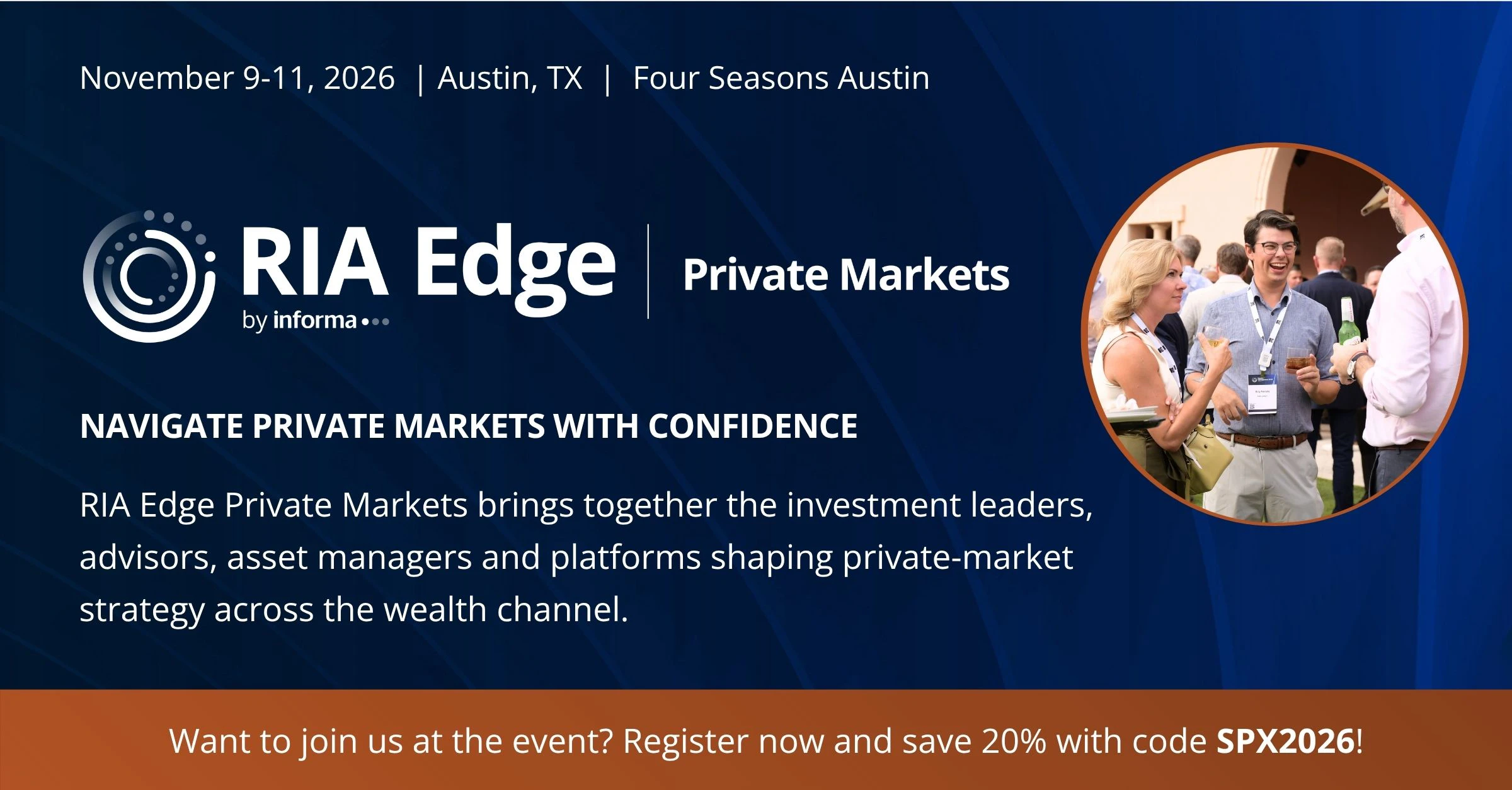 Sponsor social card for RIA Edge Private Markets