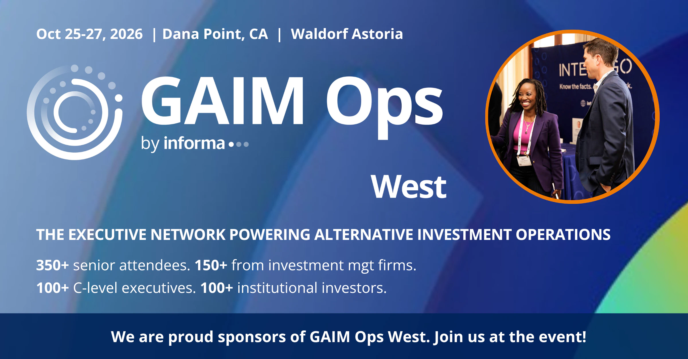 Promote your presence at GAIM Ops West (for sponsors)
