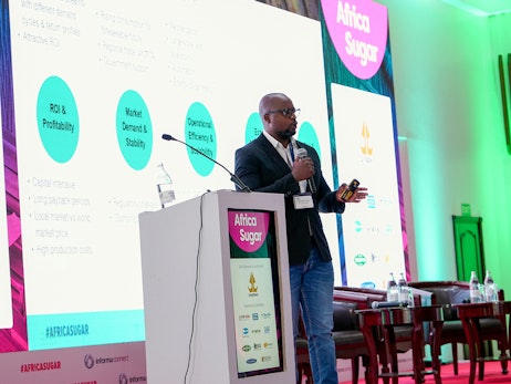 Attending conference at Africa Sugar