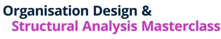 Organisation Design & Structural Analysis Masterclass with Robert Mosley