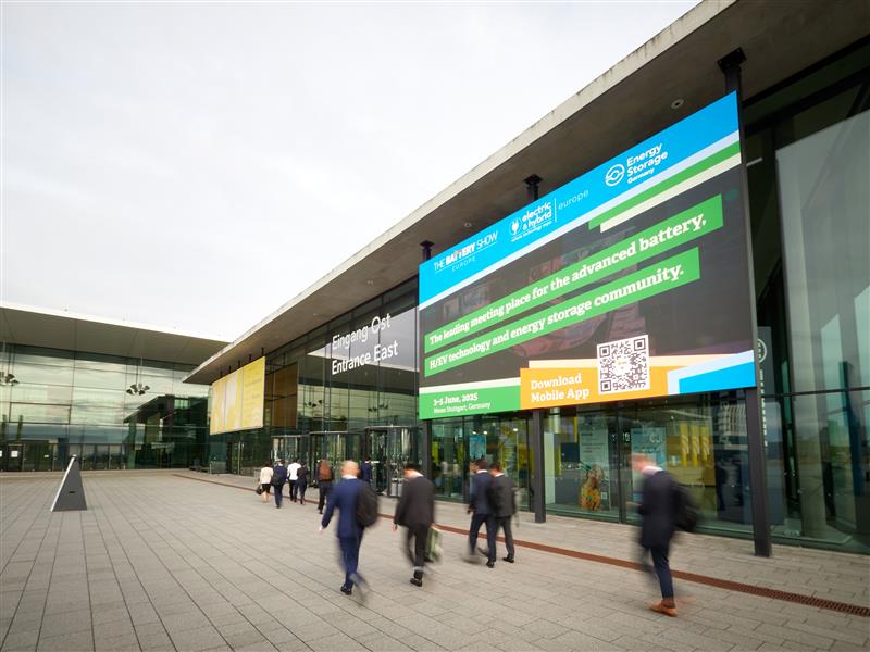 Entrance east to the Battery Show Europe