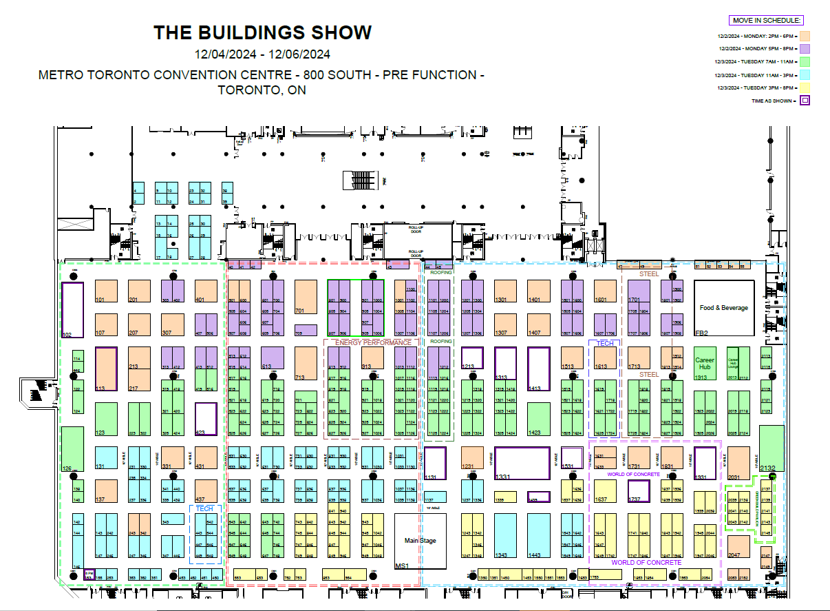 Move-In/Move-Out | The Buildings Show Exhibitor Manual