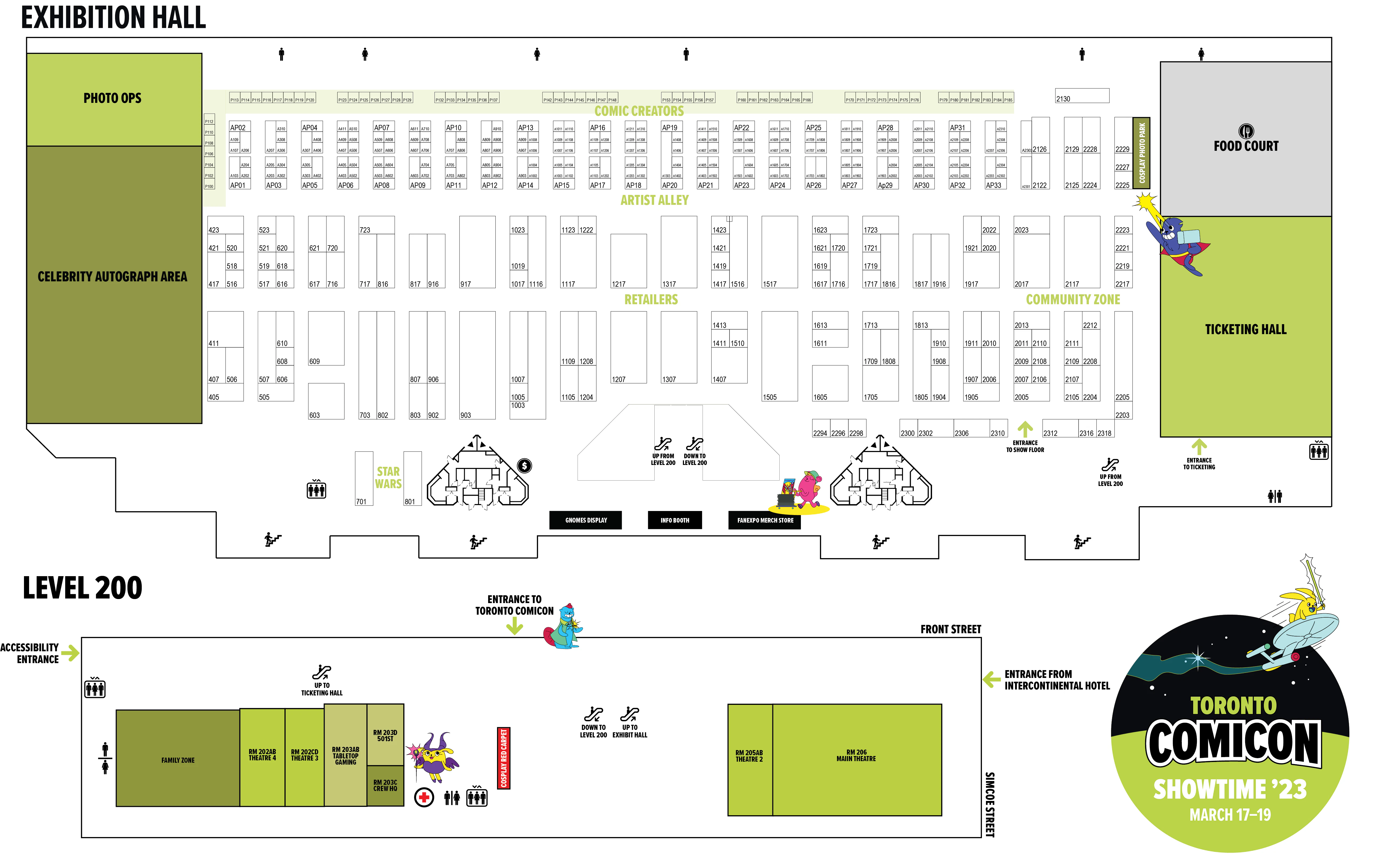 Floor Plan | Toronto Comicon
