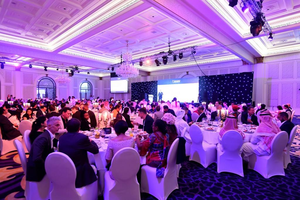 Gala dinner at HRSE KSA Awards – senior HR professionals networking and celebrating human resources excellence in Saudi Arabia.