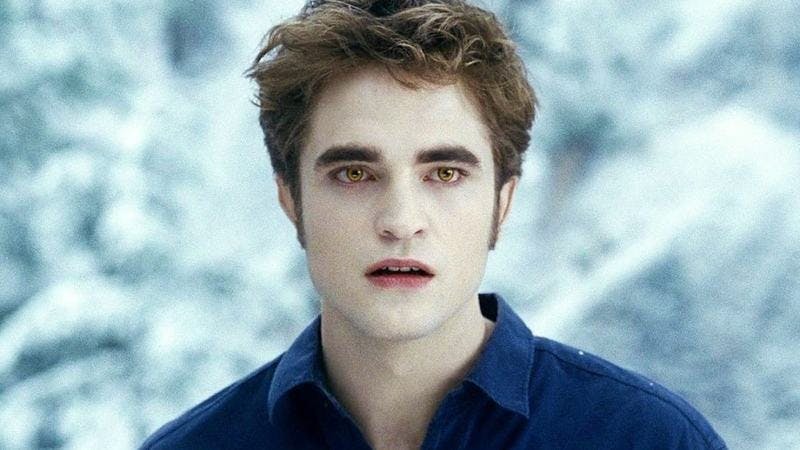 Robert Pattinson as Edward Cullen from the Twilight series
