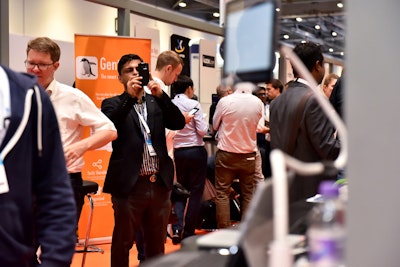 Onlooker at expo