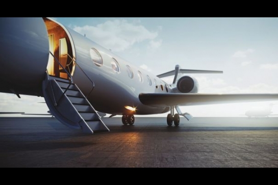 Private air travel in covid