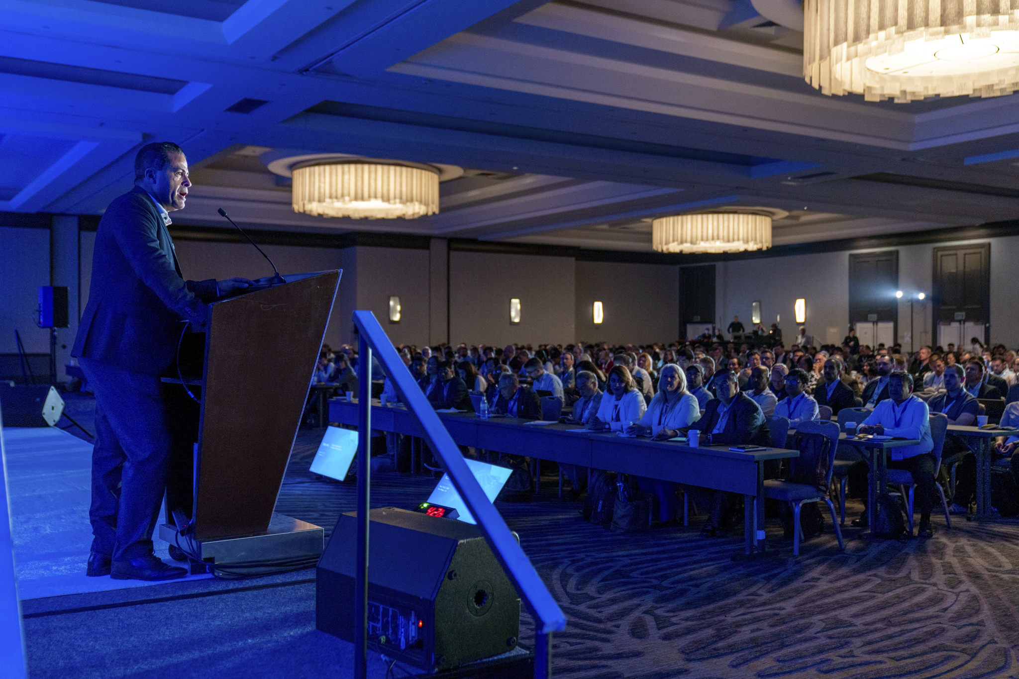 TIDES USA speaker addressing audience