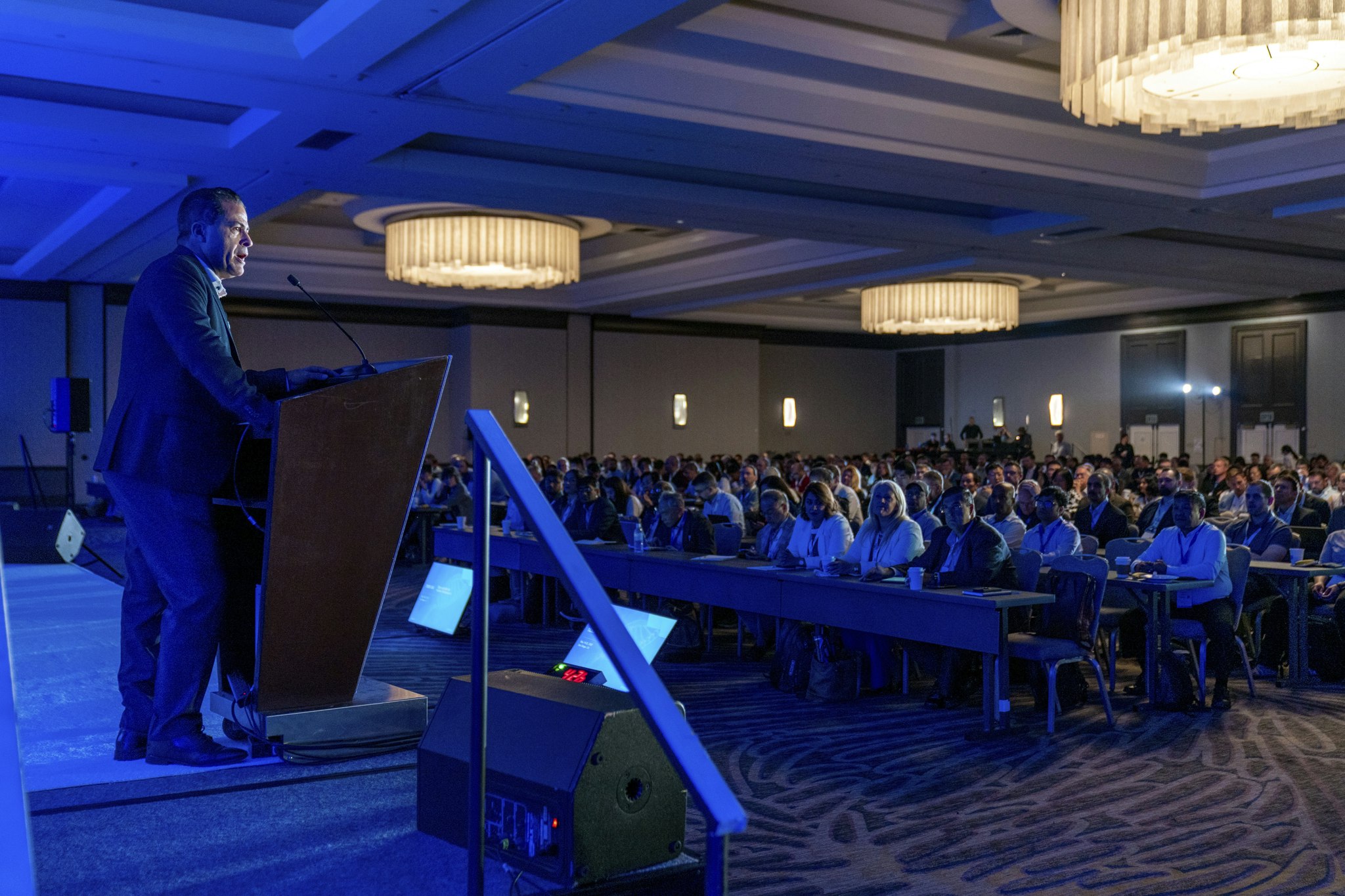 TIDES USA speaker addressing audience