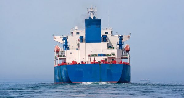 Tanker sailing