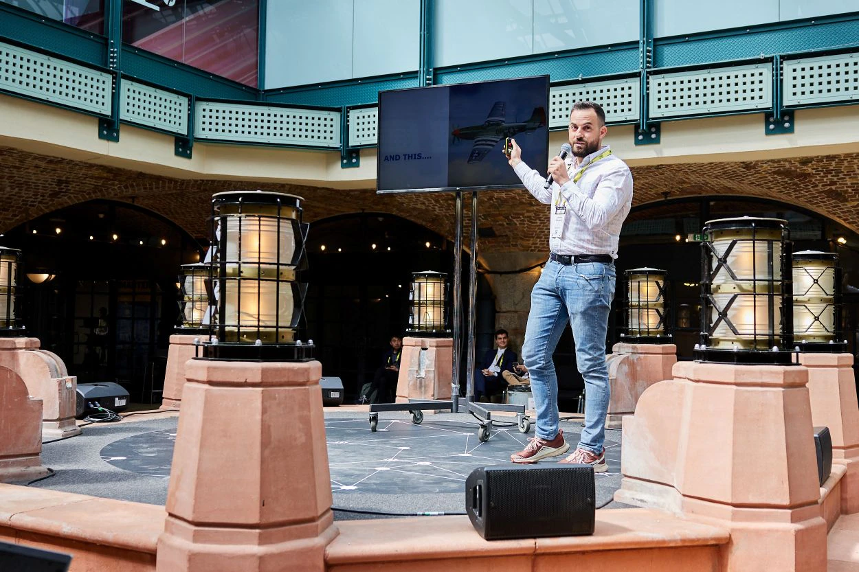 A speaker on Impact Arena at The AI Summit London