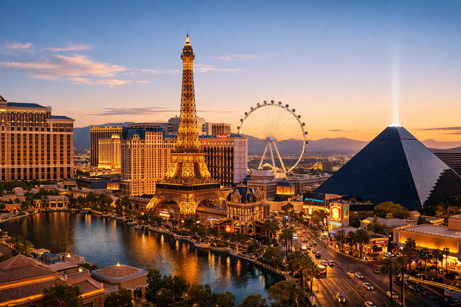 The AI Summit at Black Hat USA - Las Vegas skyline