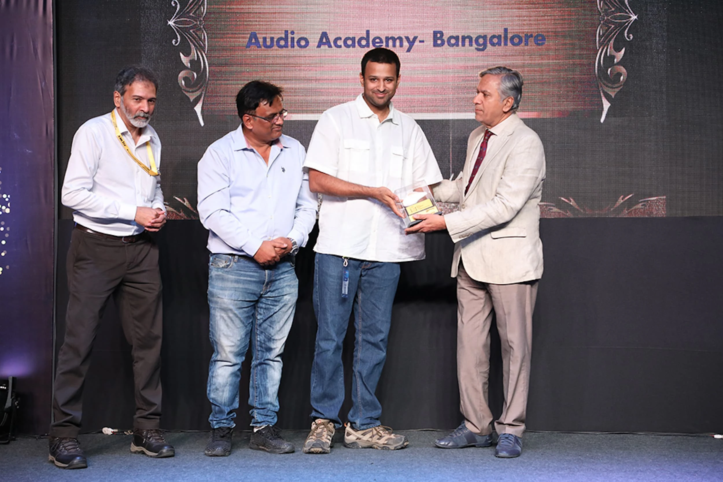 The award for Best Audio Education Programme went to Audio Academy, Bangalore