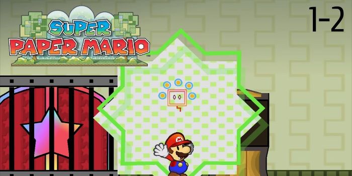 Mario holding up his arms in excitement as he celebrates meeting his new friend thoreau