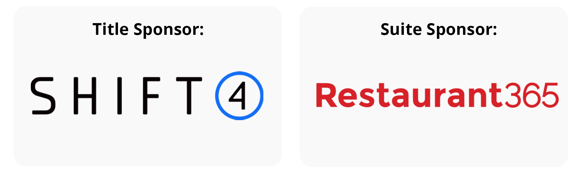 Restaurant365 Suite Sponsor logo
